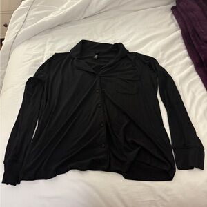 SKIMS Collared Button Down Pajama Top